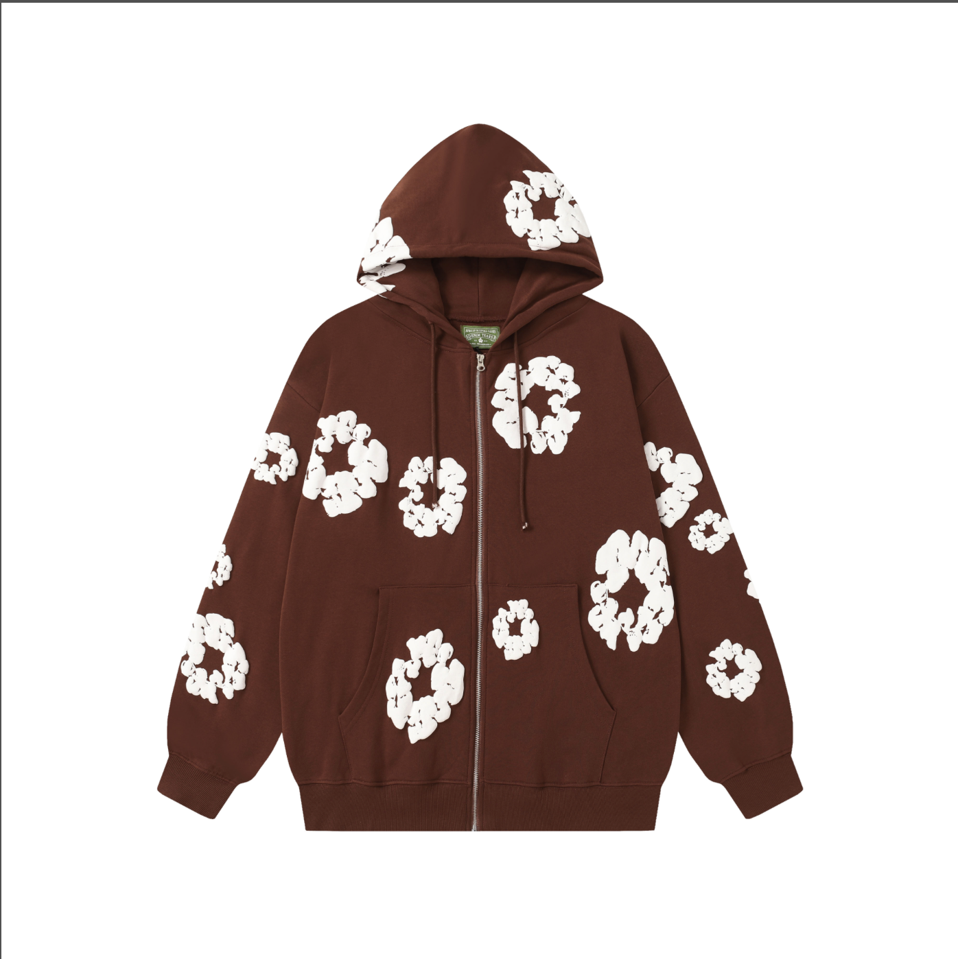 HOODIE ZIPPER DENIM TEARS