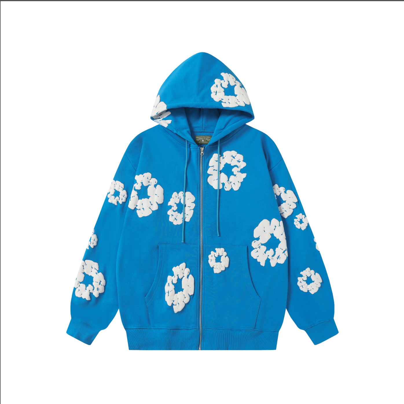 HOODIE ZIPPER DENIM TEARS
