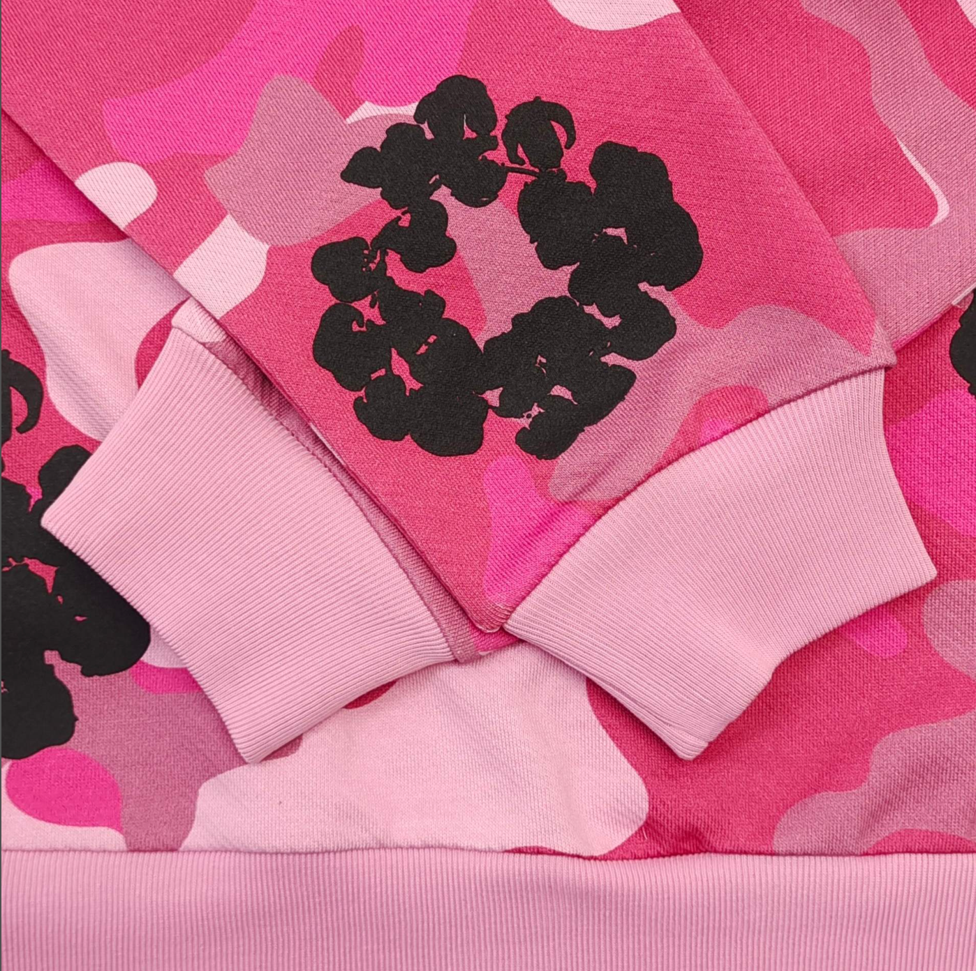 HOODIE ZIPPER DENIM TEARS CAMO