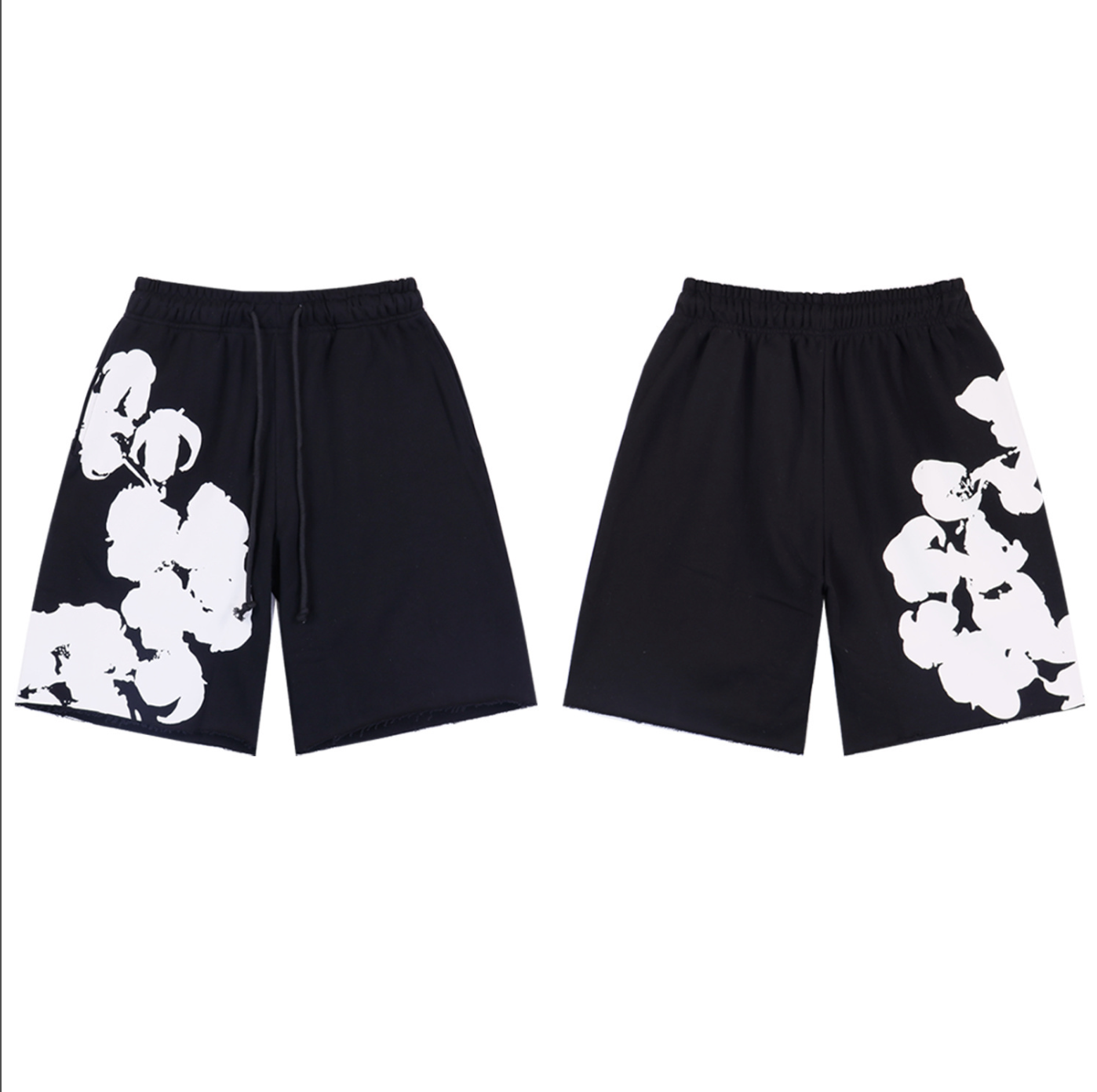 SHORT DENIM TEARS BIG COTTON