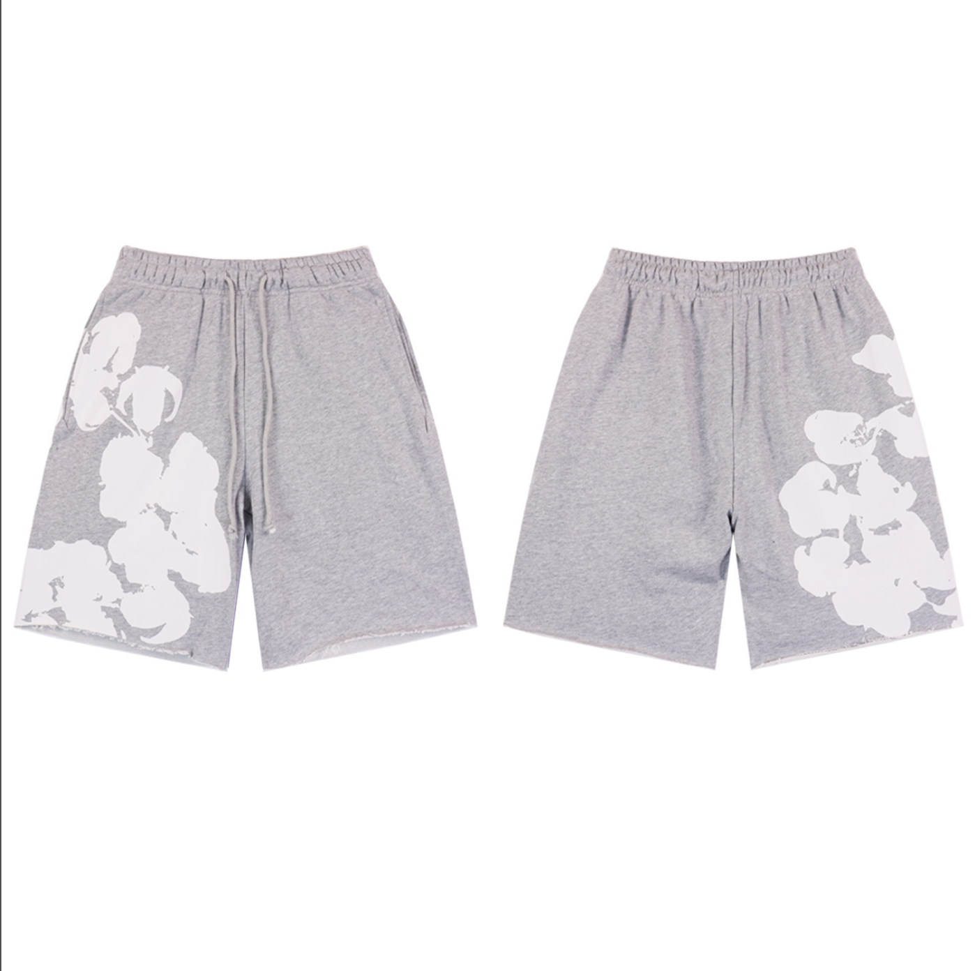 SHORT DENIM TEARS BIG COTTON