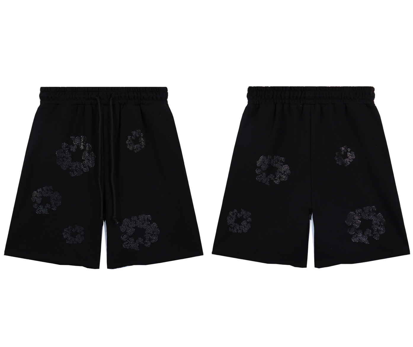 SHORT DENIM TEARS CASHMERE SWAROVSKI
