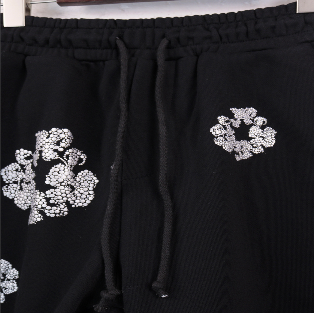 SHORT DENIM TEARS CASHMERE SWAROVSKI