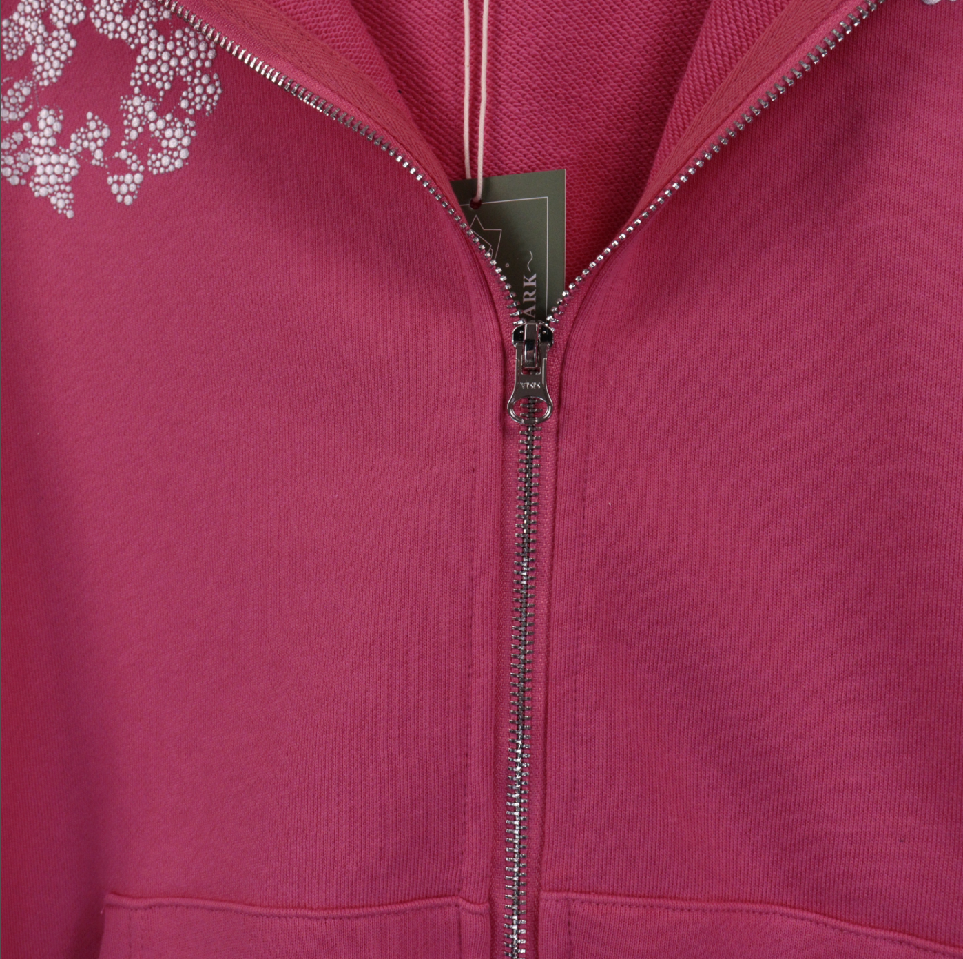 HOODIE ZIPPER DENIM TEARS CASHMERE SWAROVSKI