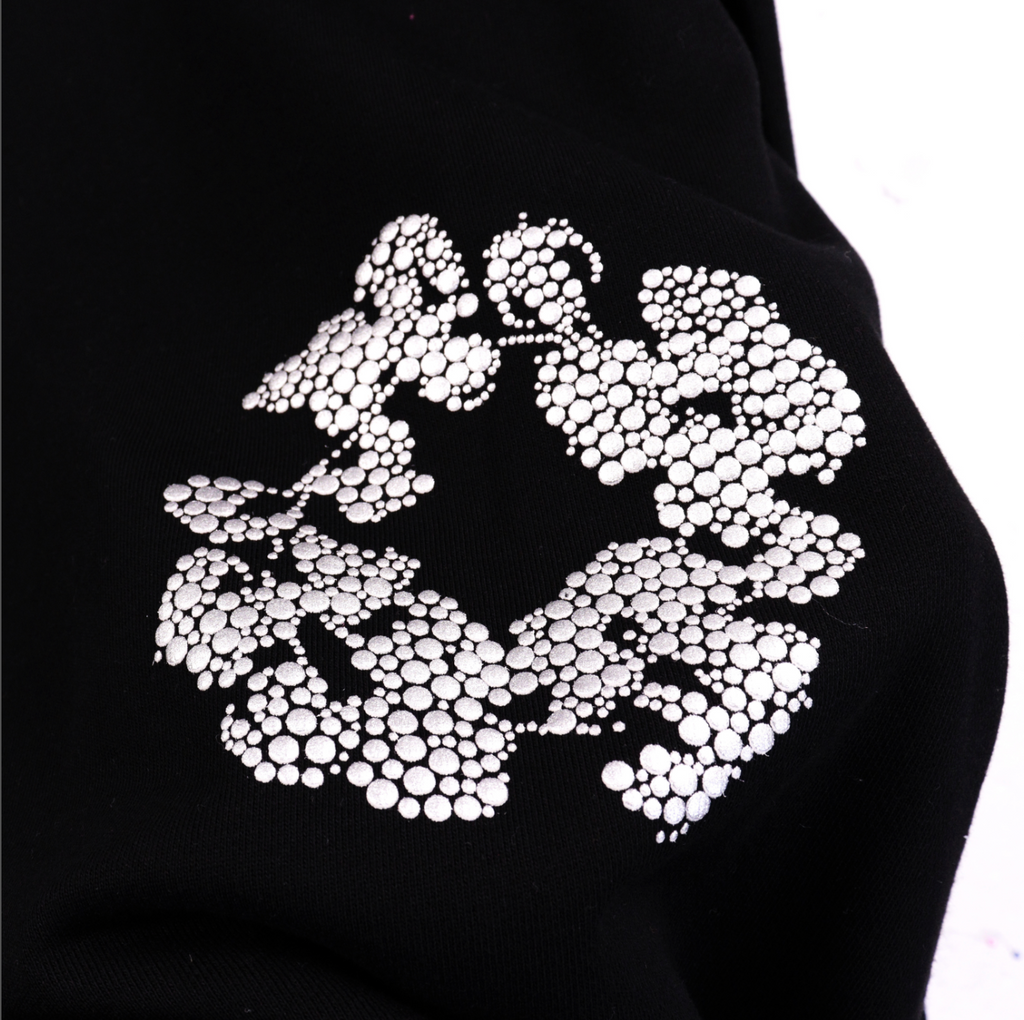HOODIE ZIPPER DENIM TEARS CASHMERE SWAROVSKI