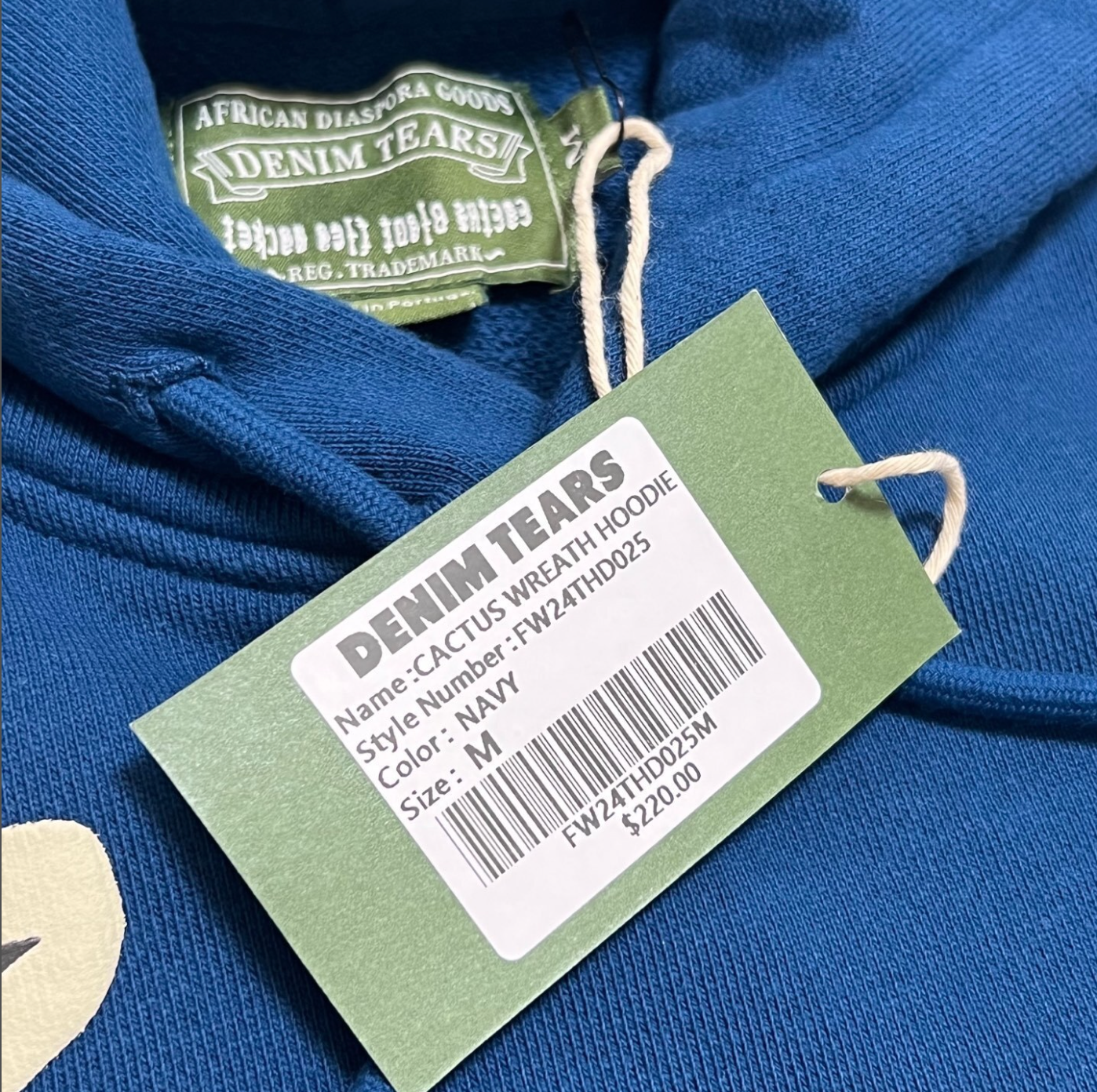 HOODIE DENIM TEARS X CPFM CACTUS PLANT