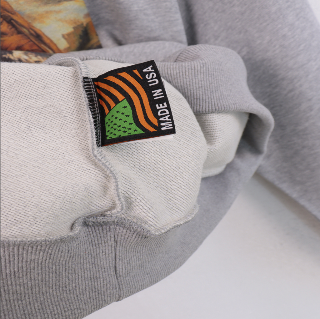 HOODIE DENIM TEARS FLORAL LOGO