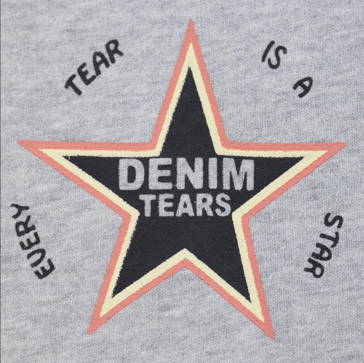 HOODIE DENIM TEARS EVERY TEAR IS A STAR
