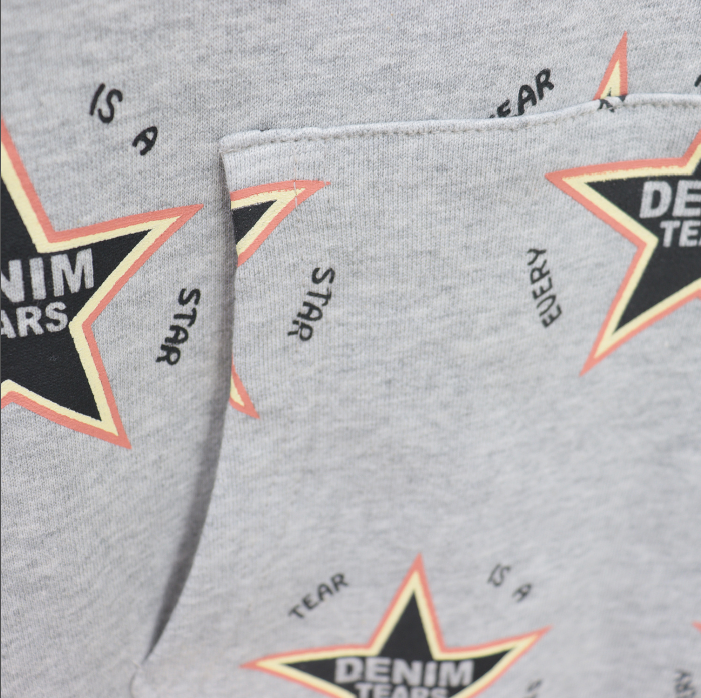 HOODIE DENIM TEARS EVERY TEAR IS A STAR
