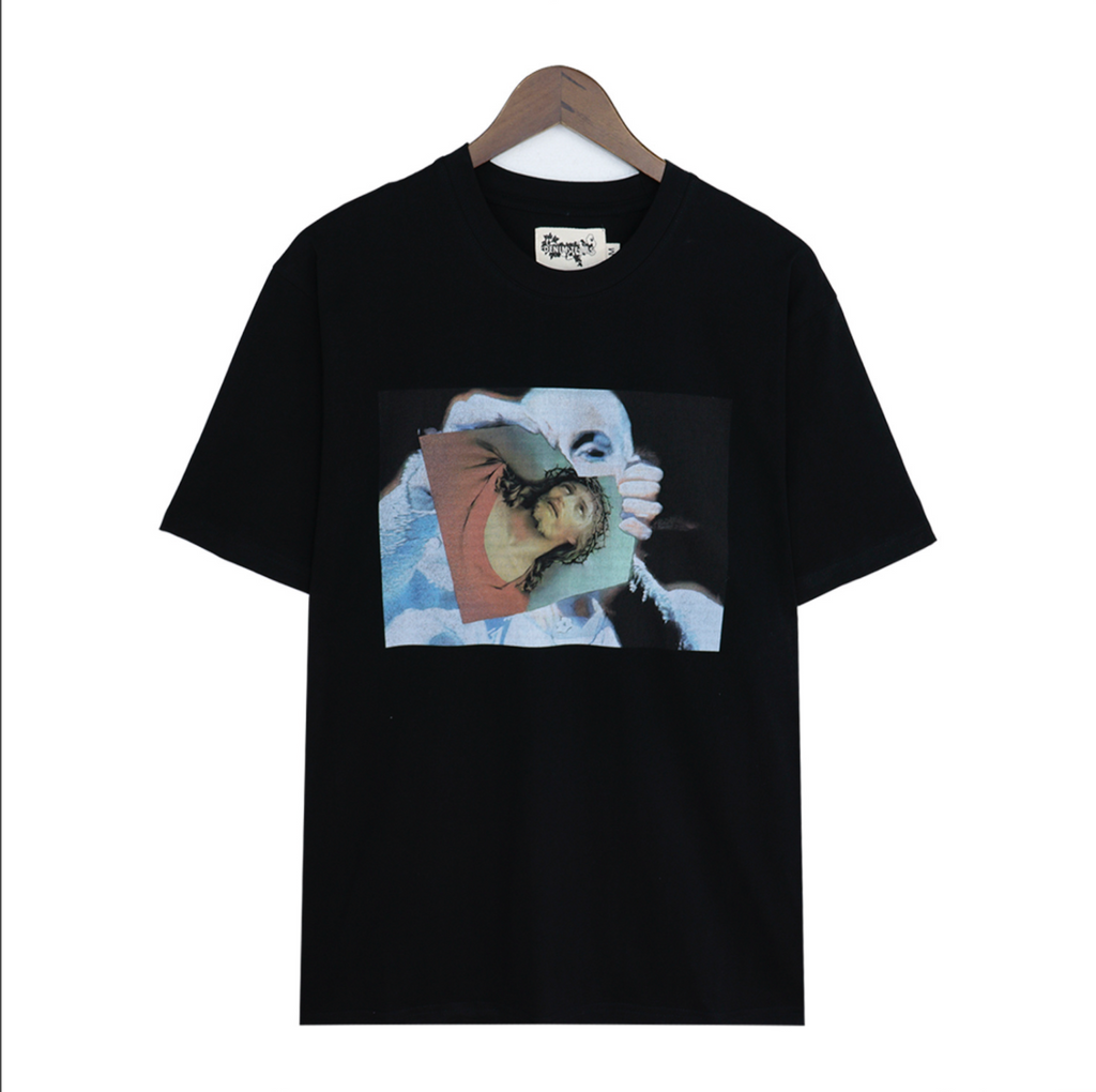 PLAYERA DENIM TEARS FLORAL LOGO