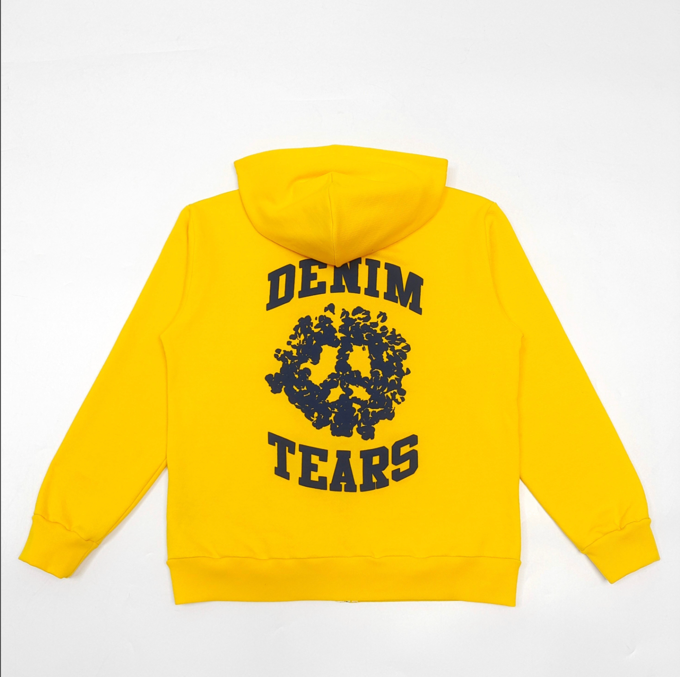 HOODIE ZIPPER DENIM TEARS COTTON WREATH PEACE