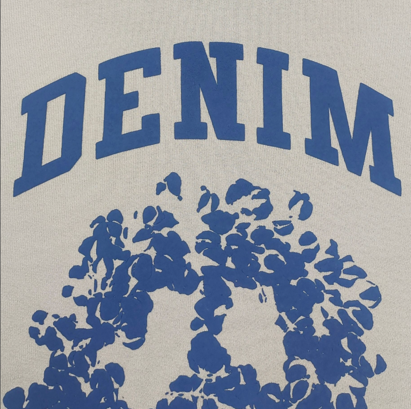 HOODIE ZIPPER DENIM TEARS COTTON WREATH PEACE