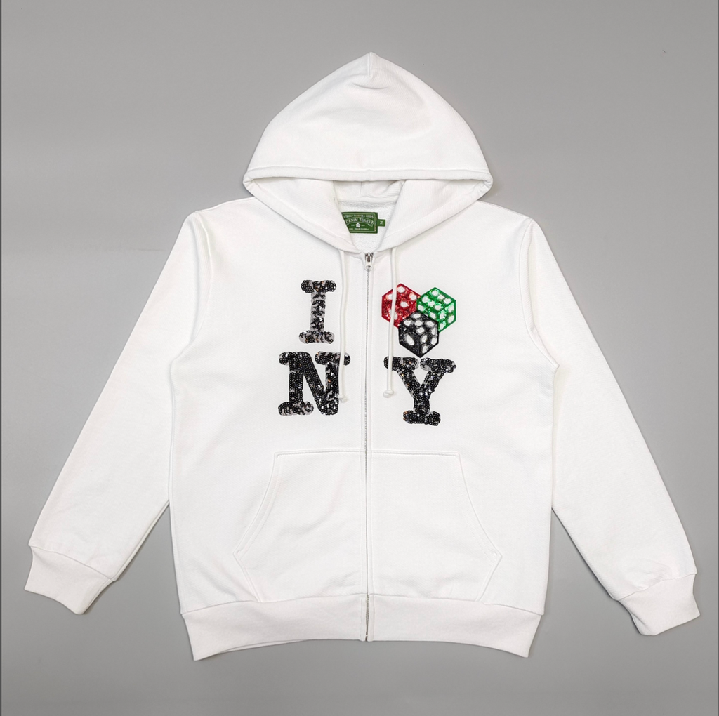 HOODIE ZIPPER DENIM TEARS CEE-LO NY