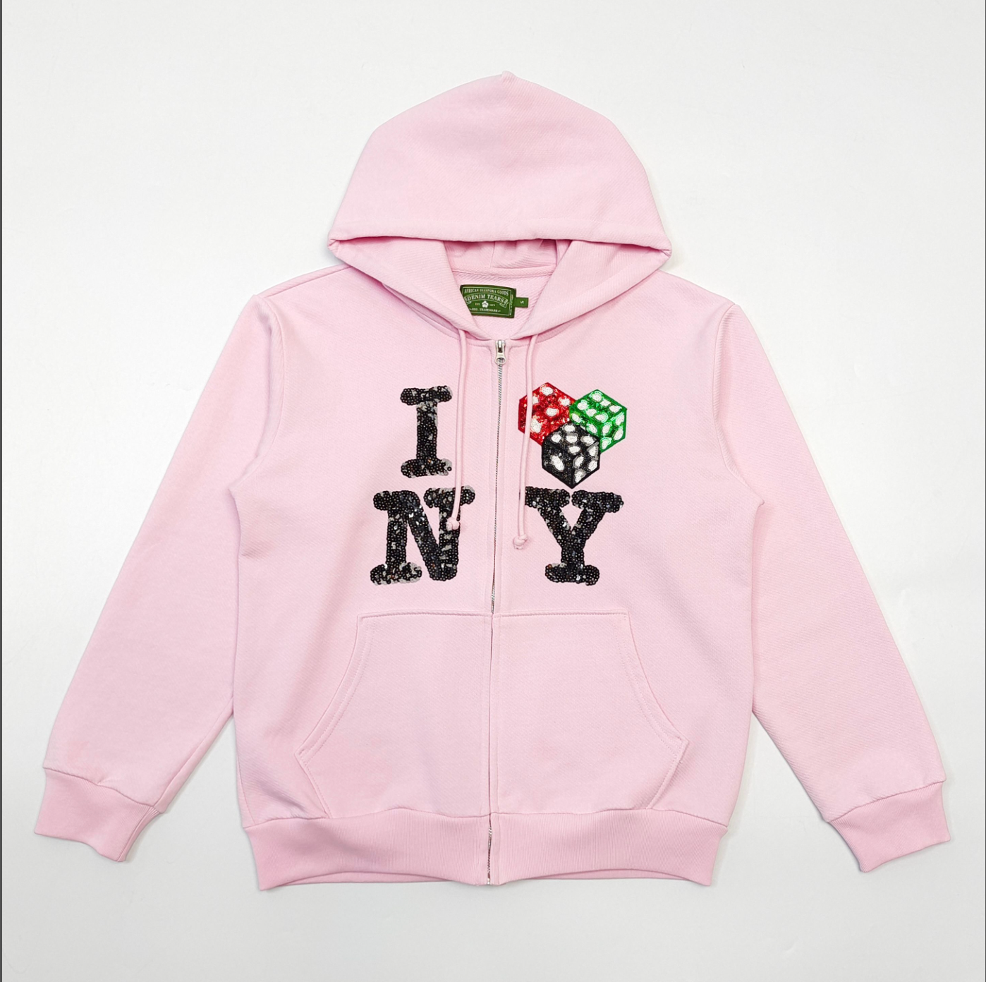 HOODIE ZIPPER DENIM TEARS CEE-LO NY