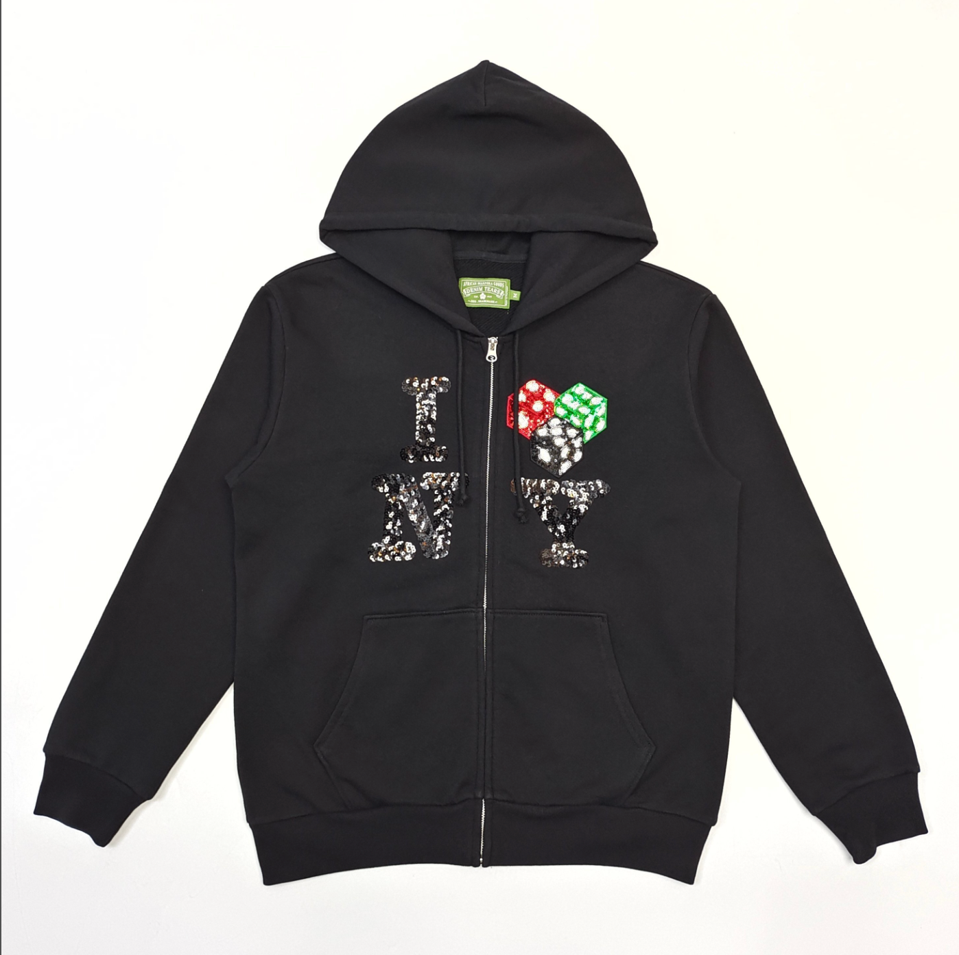 HOODIE ZIPPER DENIM TEARS CEE-LO NY