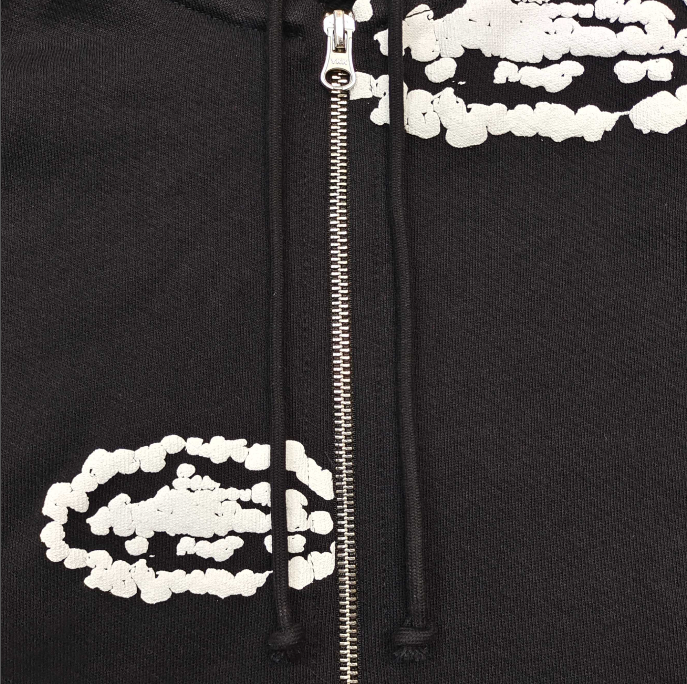 HOODIE ZIPPER DENIM TEARS X CORTEIZ