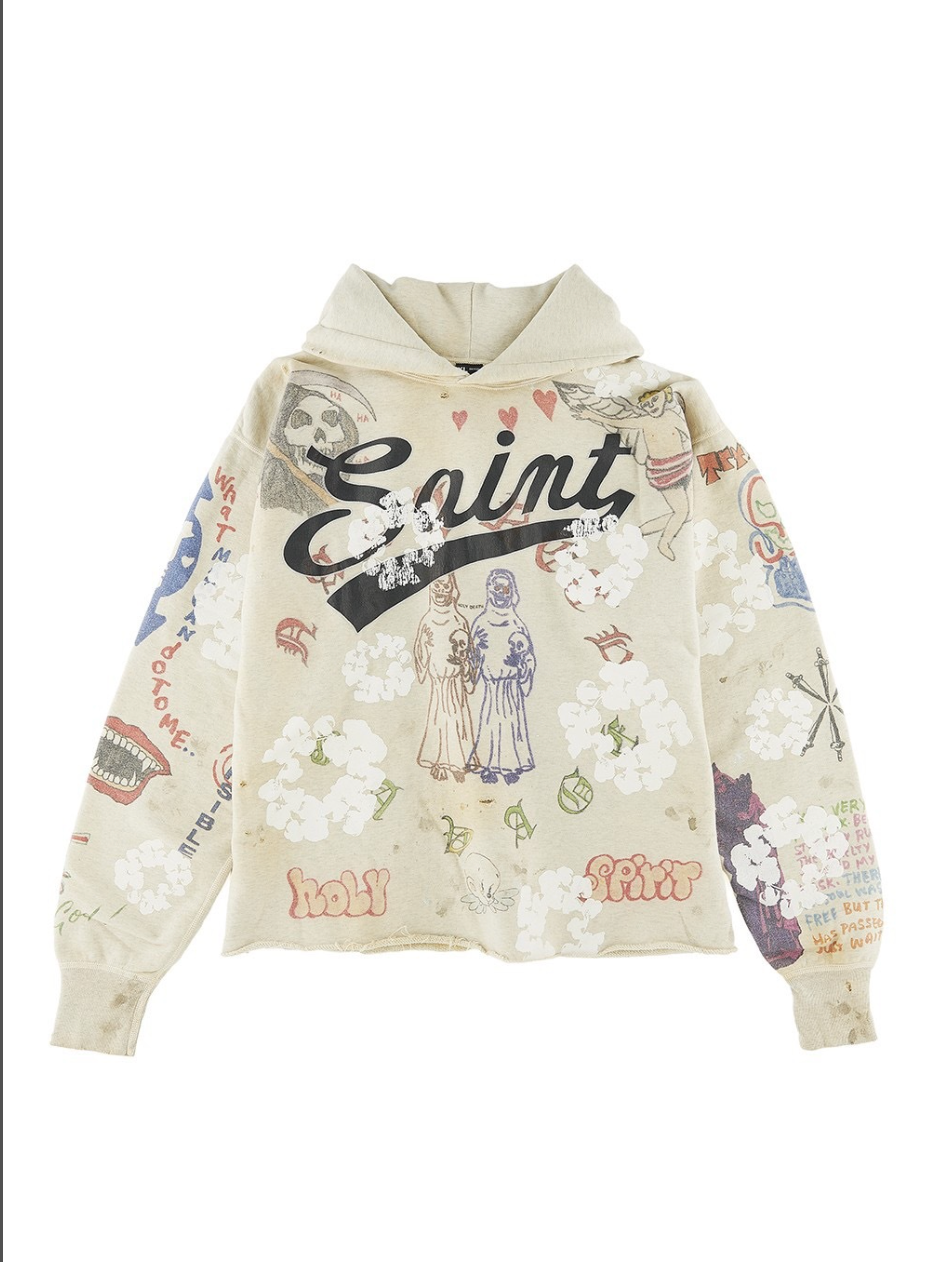 HOODIE DENIM TEARS X SAINT MXXXXXX