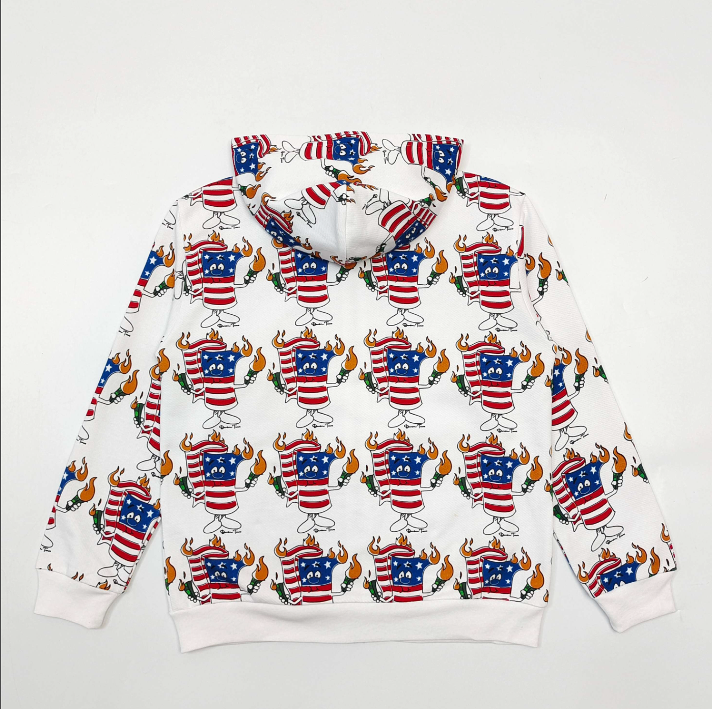HOODIE ZIPPER DENIM TEARS FIRECRACKER