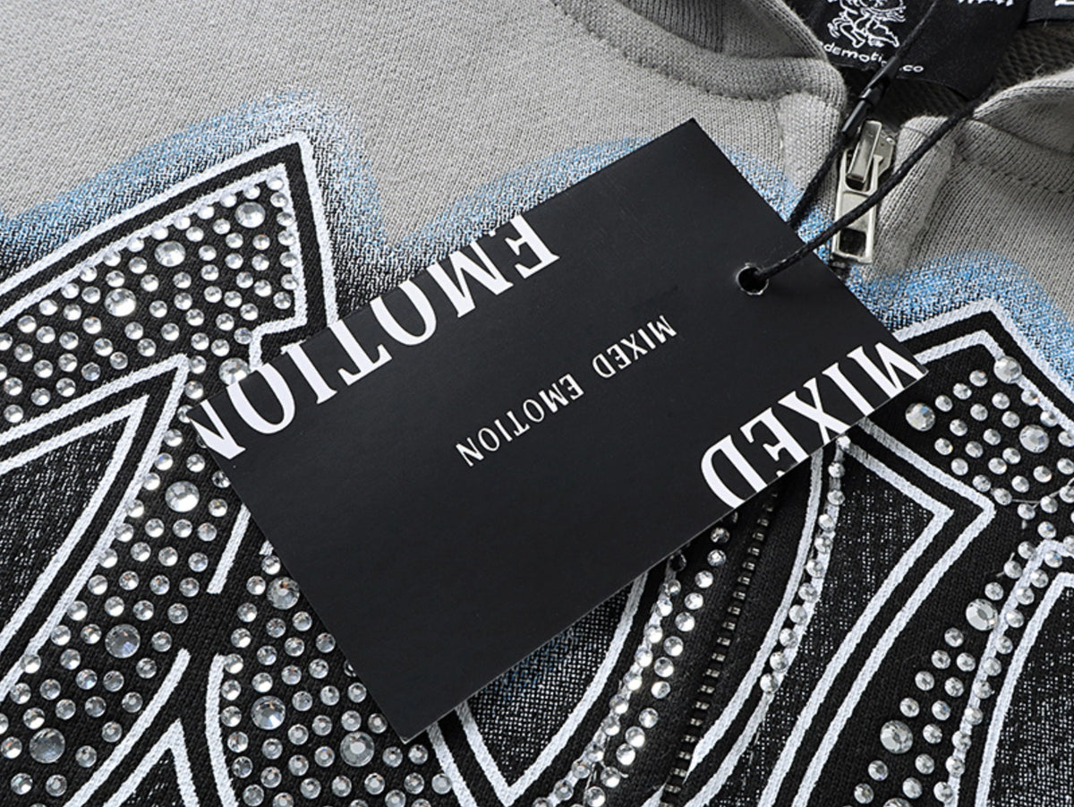 HOODIE ZIPPER MIXED EMOTION