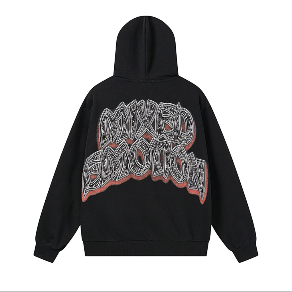 HOODIE ZIPPER MIXED EMOTION