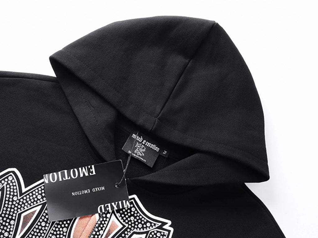 HOODIE ZIPPER MIXED EMOTION