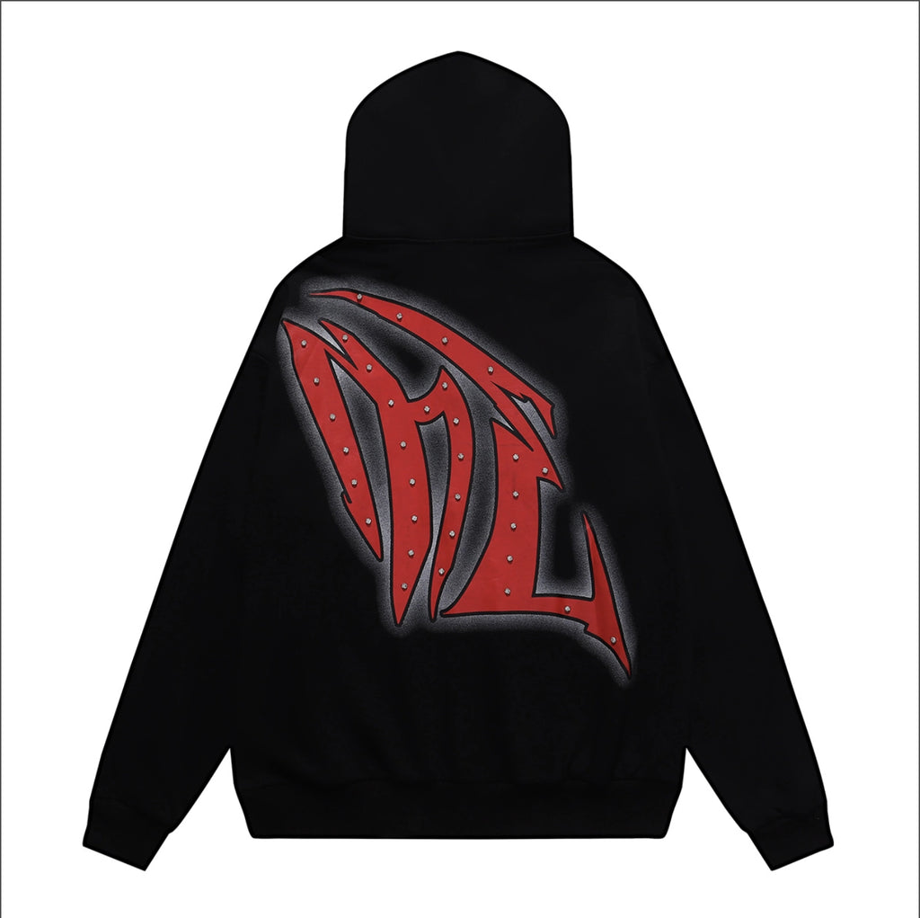 HOODIE ZIPPER MIXED EMOTION