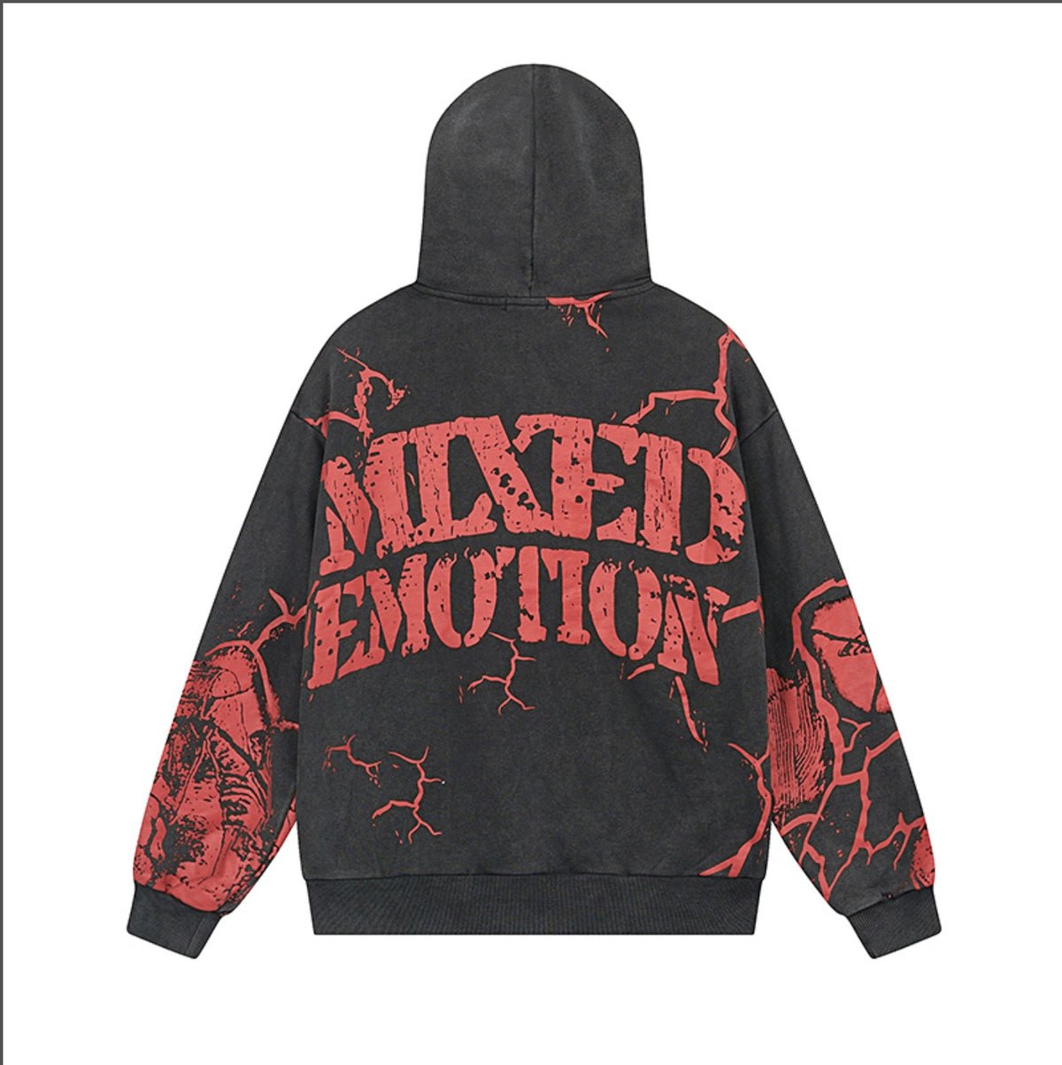 HOODIE ZIPPER MIXED EMOTION