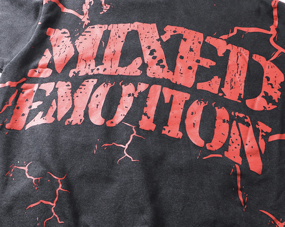 HOODIE ZIPPER MIXED EMOTION