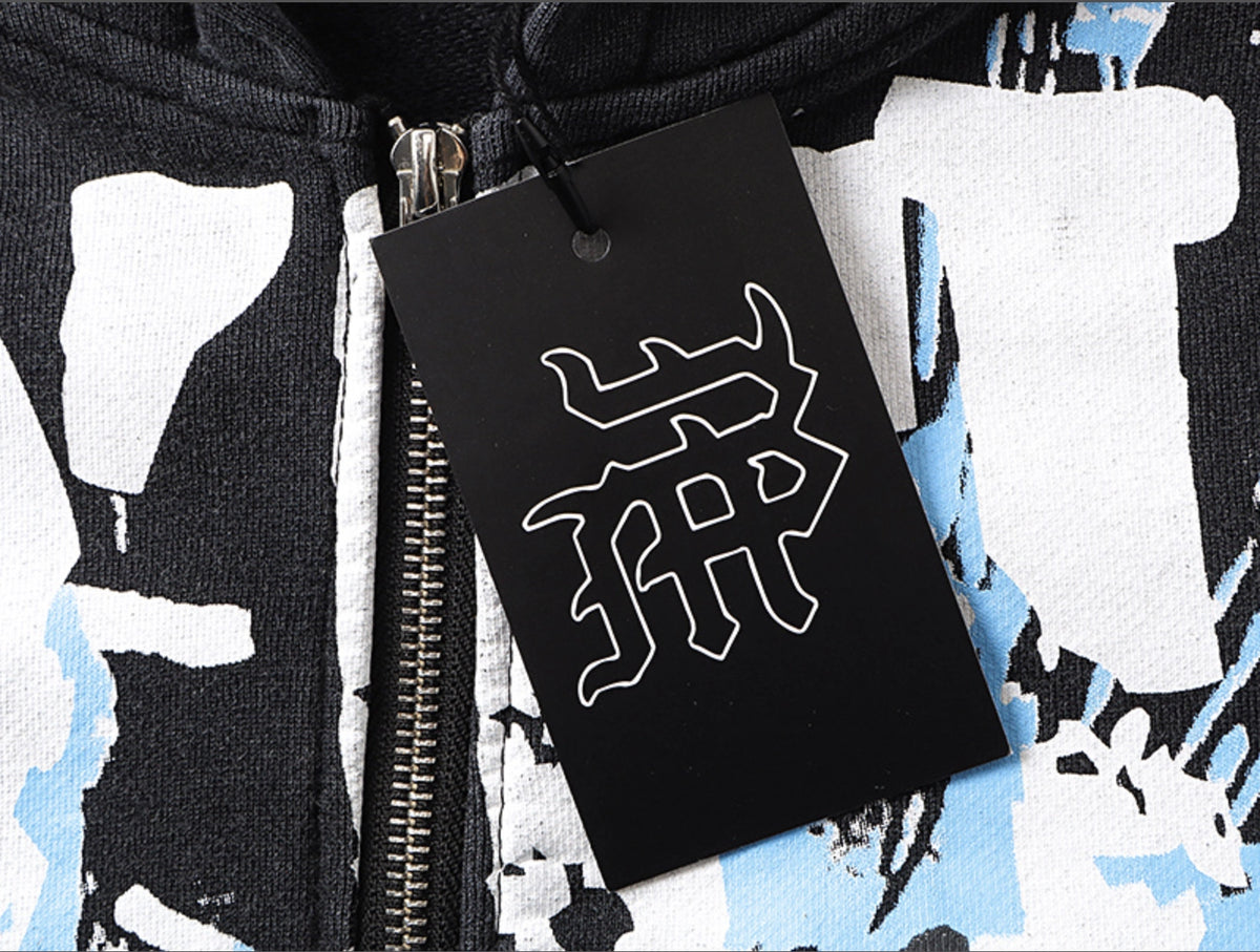 HOODIE ZIPPER MIXED EMOTION