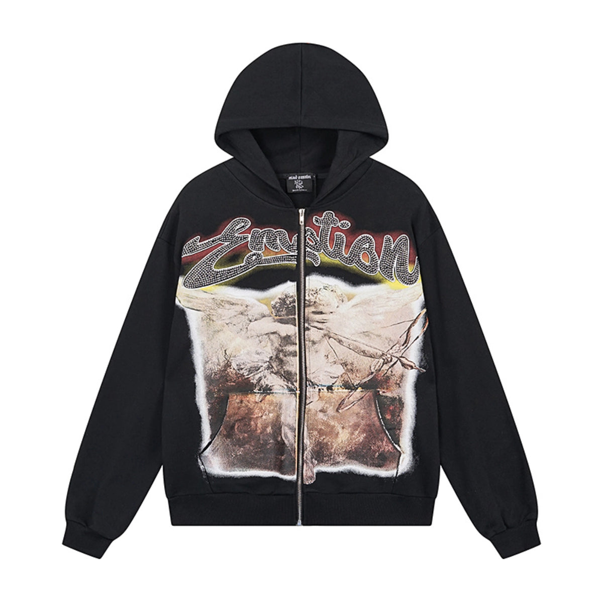 HOODIE ZIPPER MIXED EMOTION