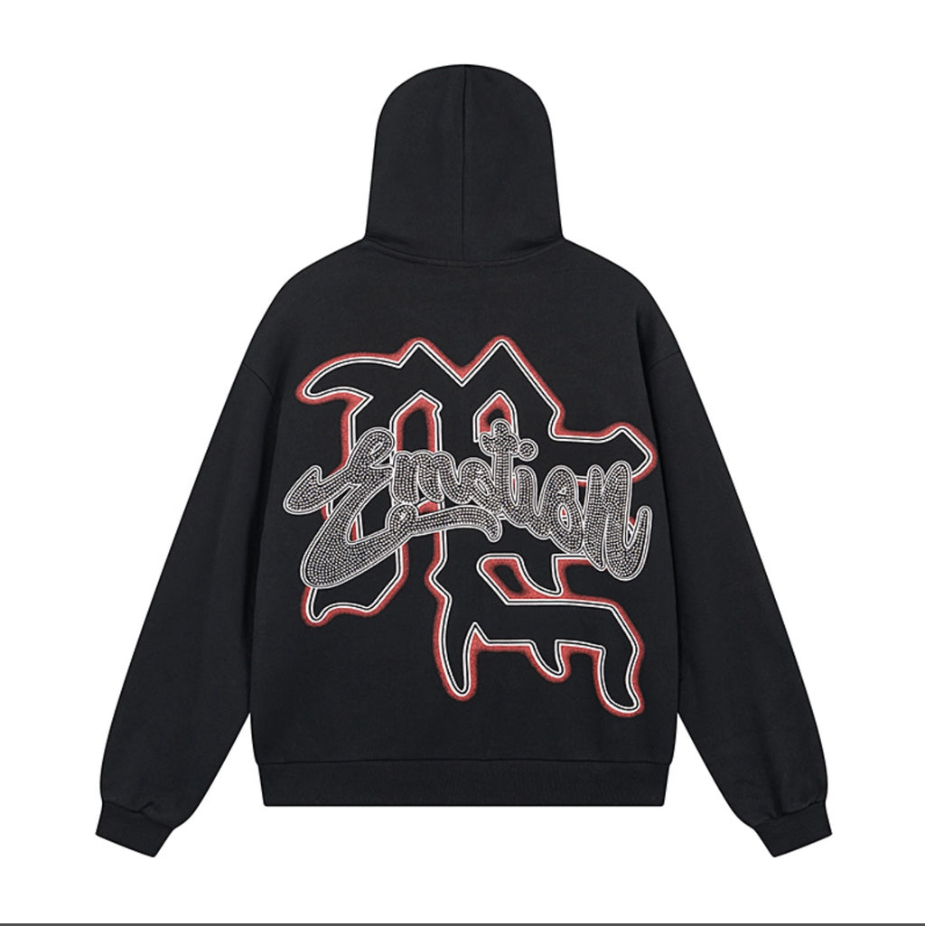 HOODIE ZIPPER MIXED EMOTION