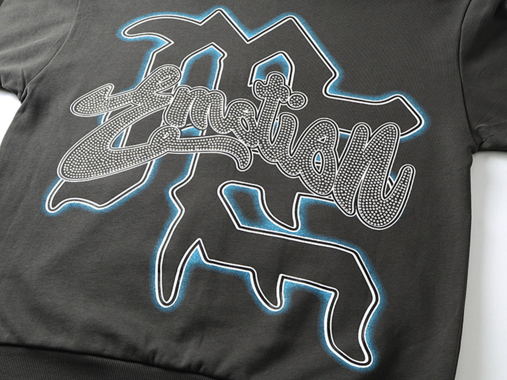 HOODIE ZIPPER MIXED EMOTION
