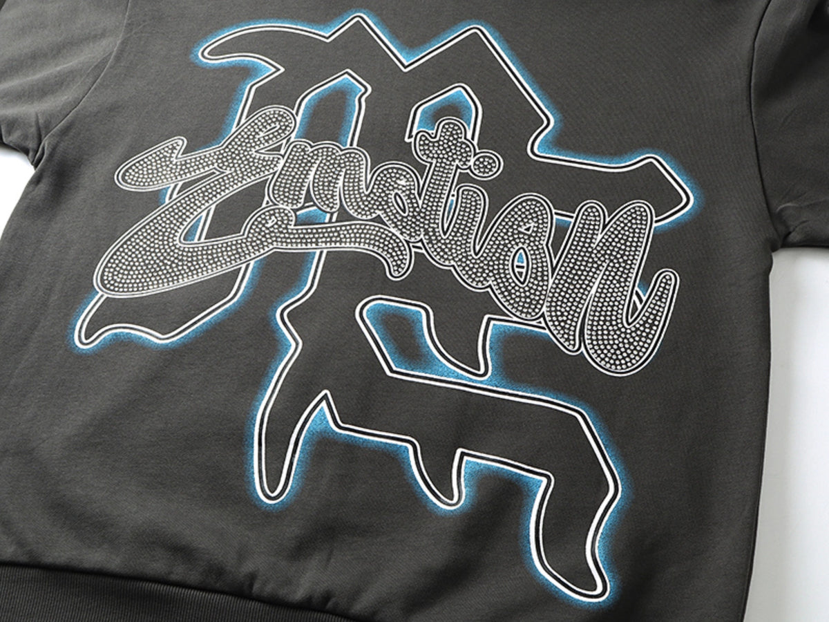 HOODIE ZIPPER MIXED EMOTION