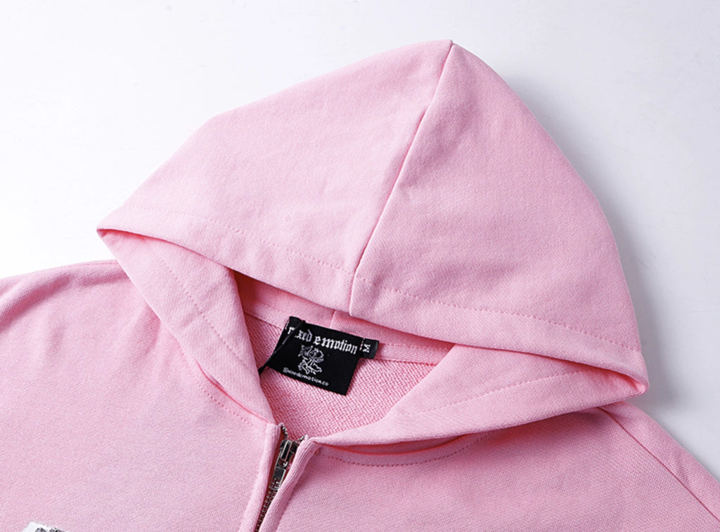 HOODIE ZIPPER MIXED EMOTION