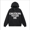 HOODIE ZIPPER MIXED EMOTION