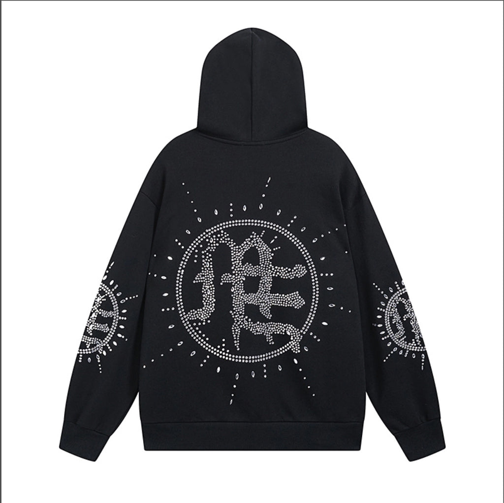 HOODIE ZIPPER MIXED EMOTION
