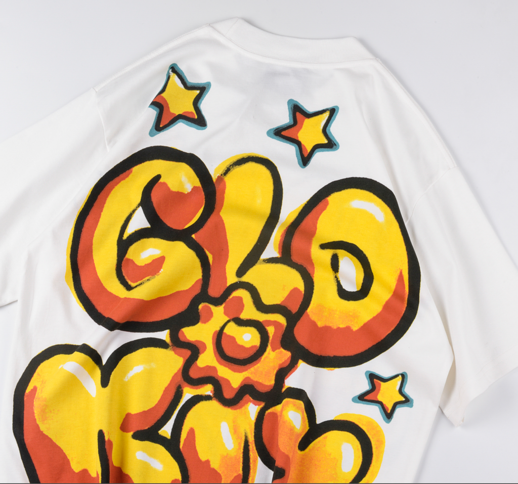 PLAYERA GLO GANG SUNNY GOLDEN