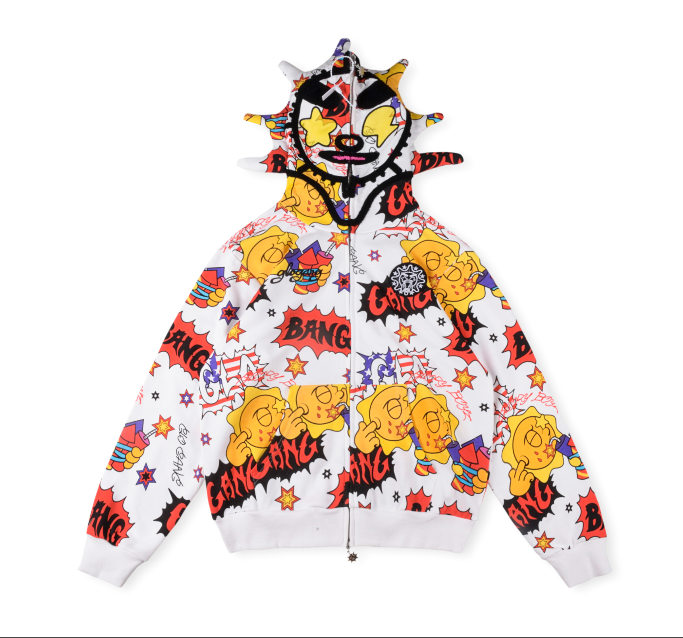 HOODIE ZIPPER GLO GANG BANG