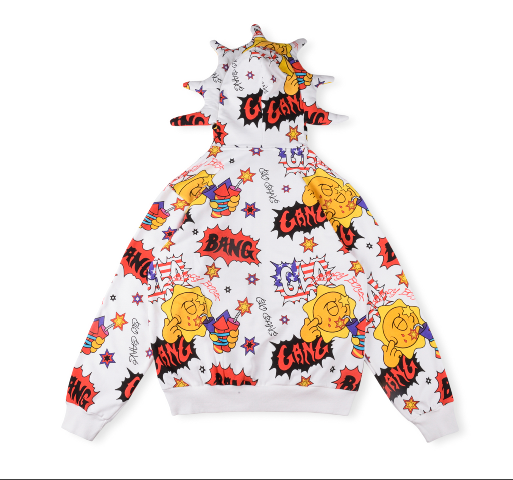 HOODIE ZIPPER GLO GANG BANG