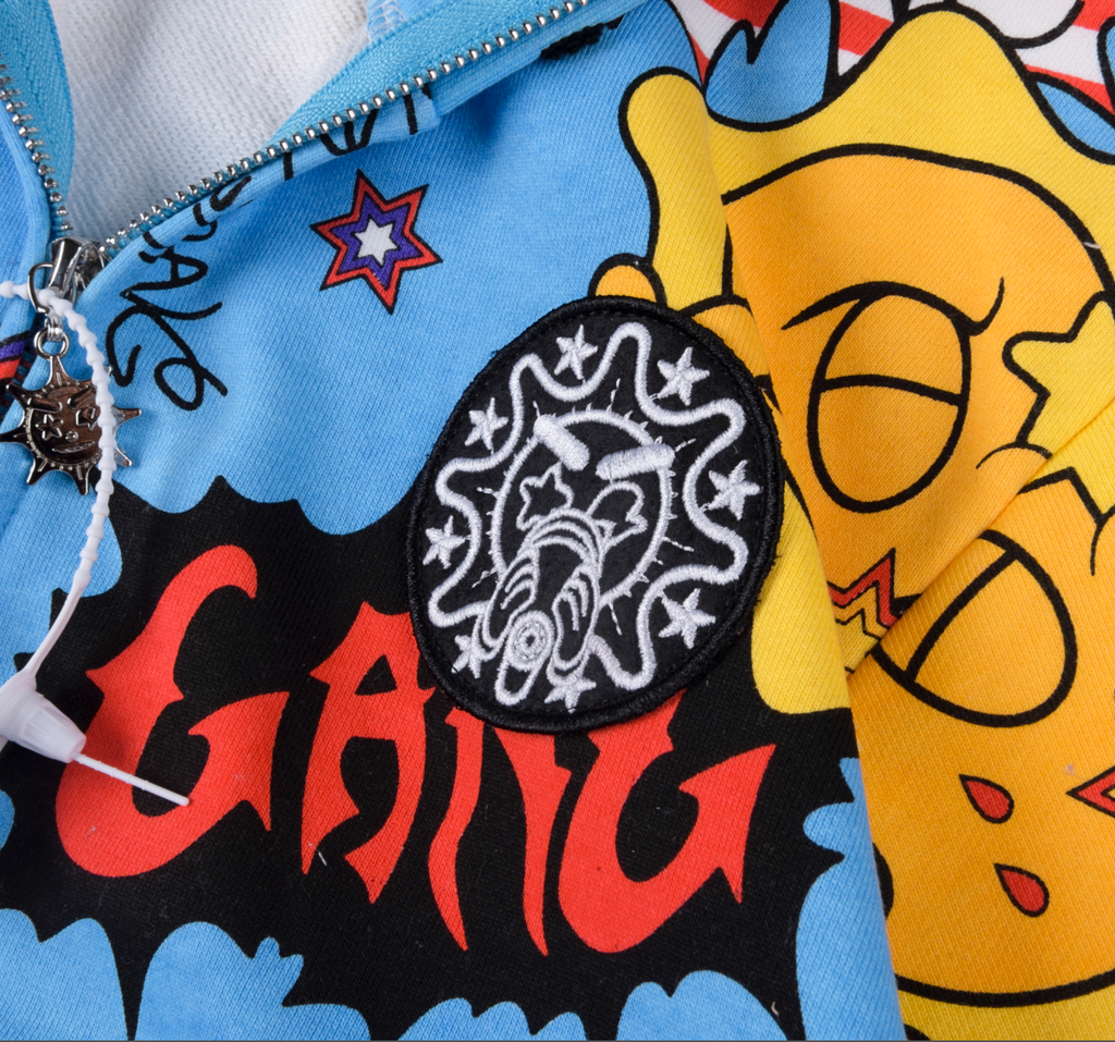HOODIE ZIPPER GLO GANG BANG