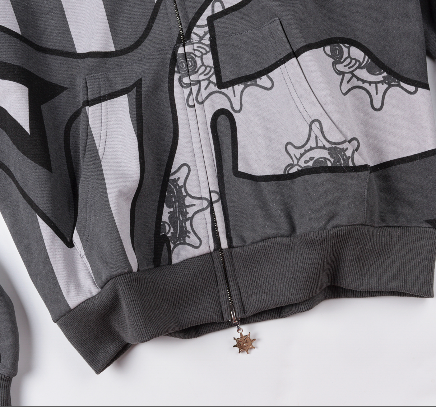 HOODIE ZIPPER GLO GANG FLAG HOODIE