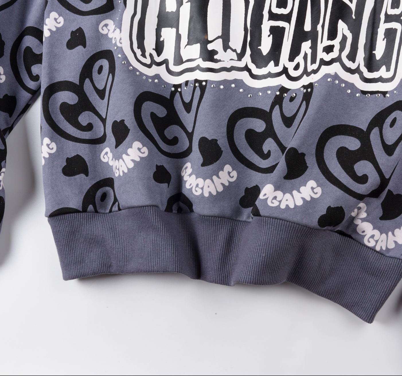 HOODIE ZIPPER GLO GANG I HEART
