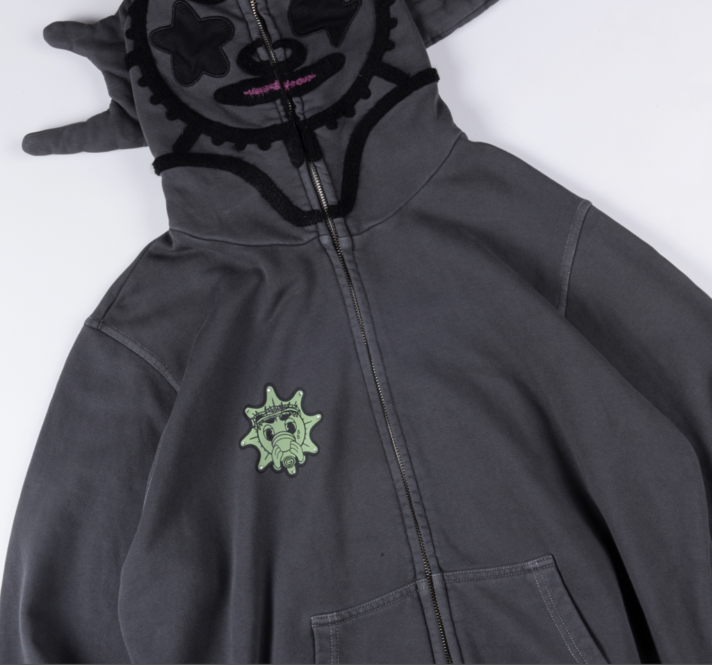 HOODIE ZIPPER GLO GLANG RENEGADES
