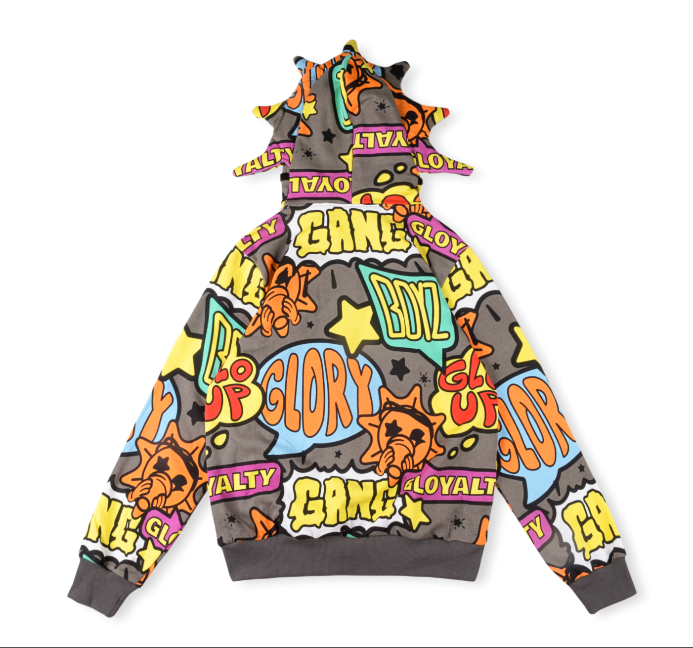 HOODIE ZIPPER GLO GANG GRAFFITI