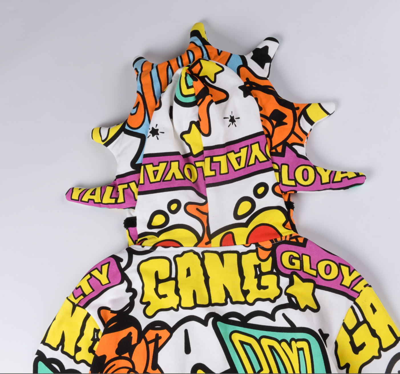 HOODIE ZIPPER GLO GANG GRAFFITI