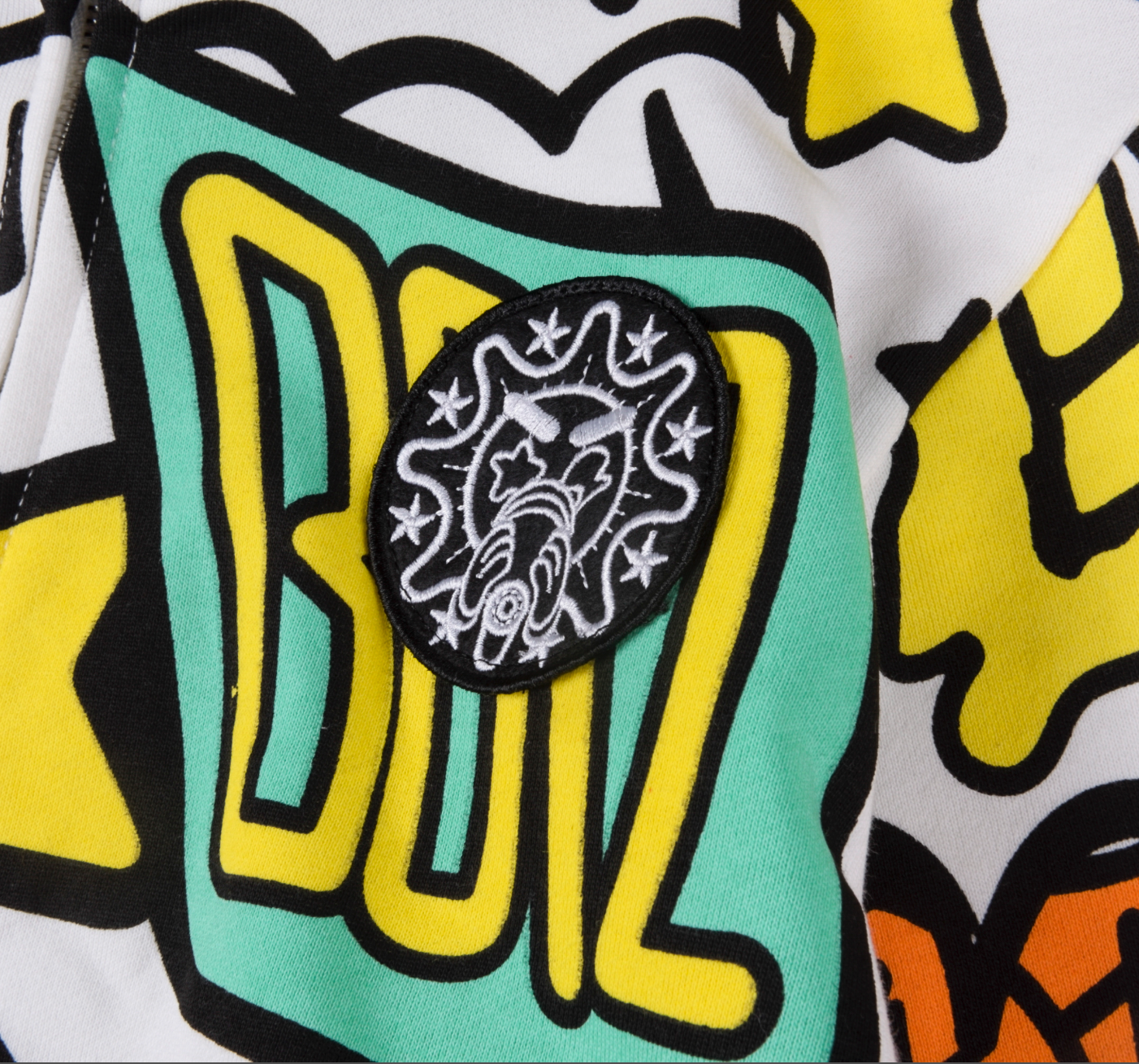 HOODIE ZIPPER GLO GANG GRAFFITI