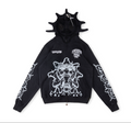 HOODIE ZIPPER GLO GANG ERODED GLO