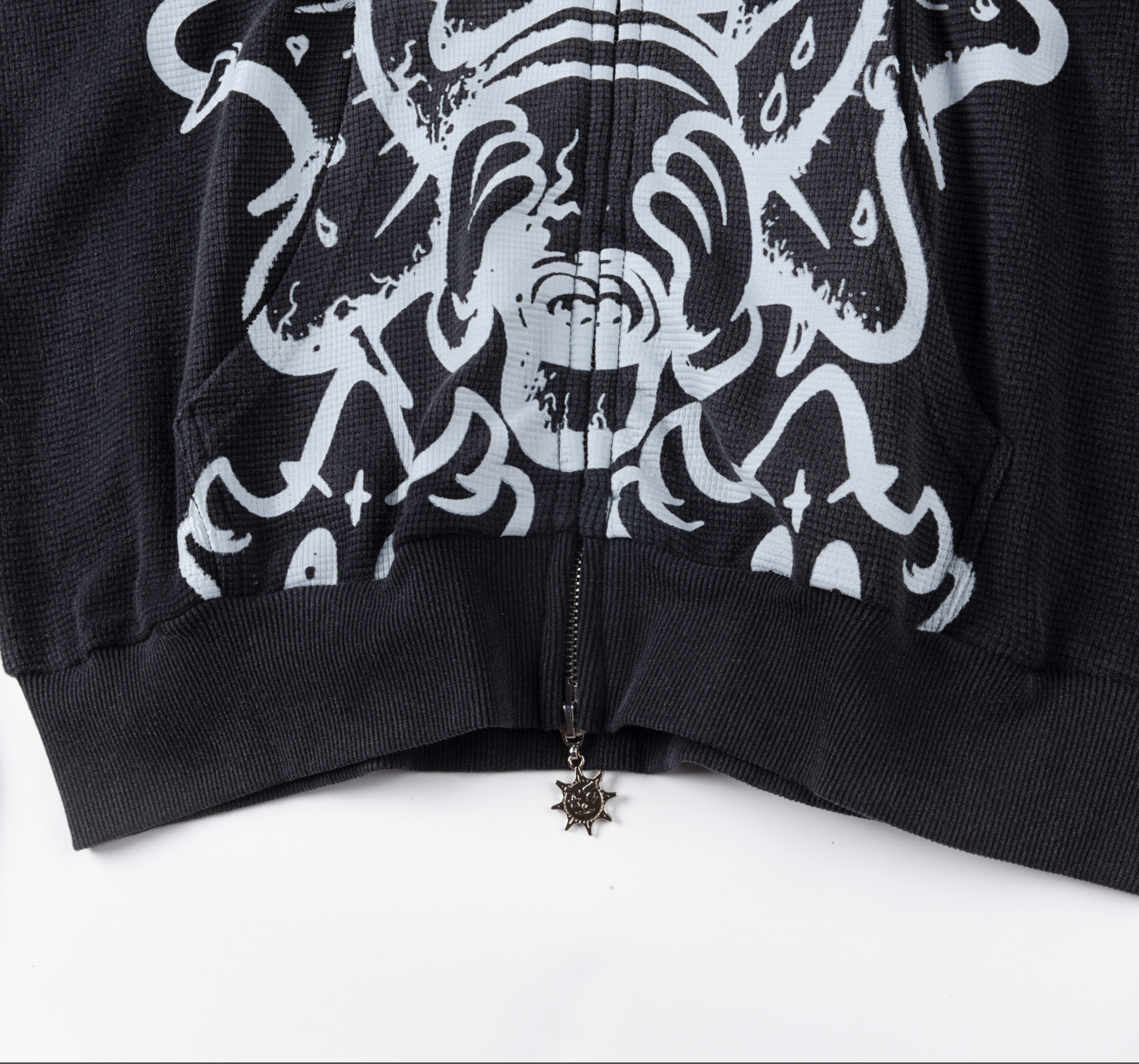 HOODIE ZIPPER GLO GANG ERODED GLO