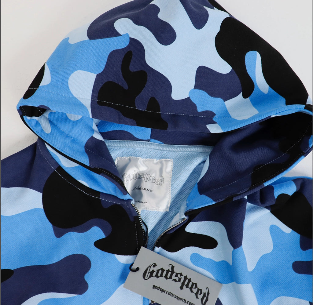 HOODIE ZIPPER CAMO GODSPEED