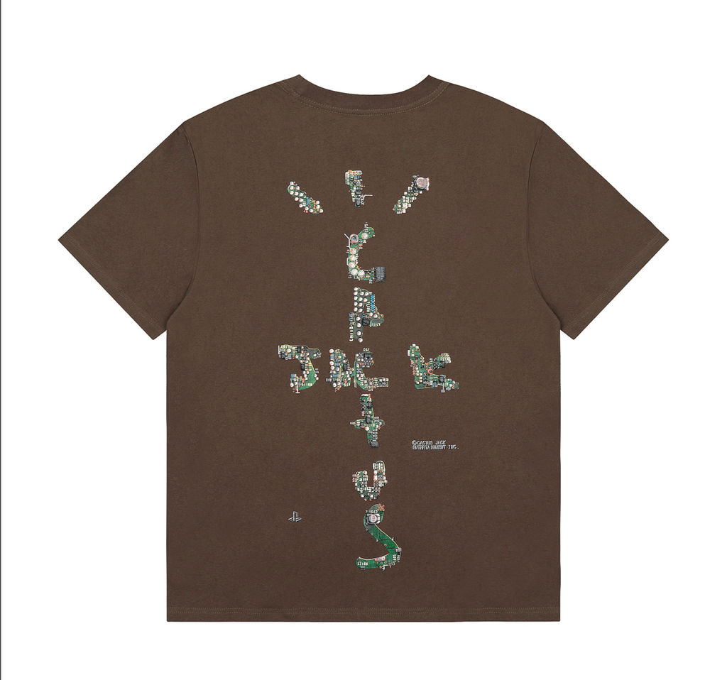 PLAYERA CACTUS JACK X PLAYSTATION